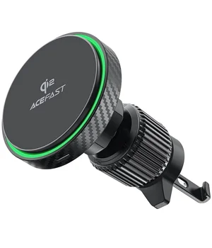 Автодержатель с БЗУ Acefast D33 Qi2 Magnetic Wireless Charging 15W Black