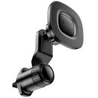 Автодержатель Hoco H74 Crown ring magnetic (air outlet) Black / Metal gray