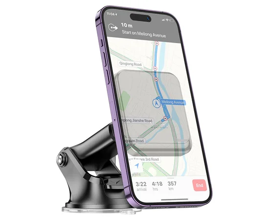 Автодержатель Hoco H41 Climber magnetic (center console) Black