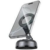 Автоутримувач Hoco H92 High vacuum suction cup magnetic (universal) Black / Metal gray
