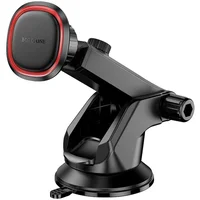 Автоутримувач Borofone BH125 Roman magnetic (center console) Black / Red