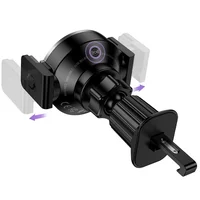 Автодержатель с БЗУ Hoco HW35 Power 15W (air outlet) Black