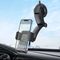 Автодержатель Hoco CA118 Delicate press type (center console) Space Black