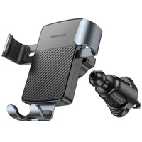 Автодержатель Borofone BH118 Refined Black / Metal gray