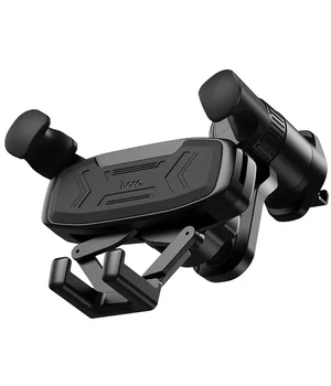 Автоутримувач Hoco H66 Gamble gravity linkage (air outlet) Black