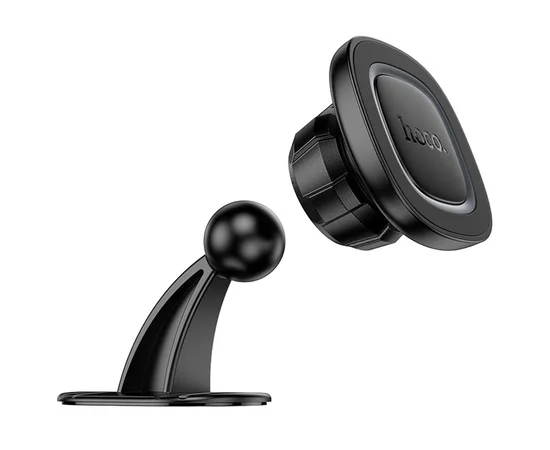 Автодержатель Hoco H73 Crown magnetic (center console) Black / Metal gray