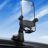 Автоутримувач Hoco H67 Gamble gravity linkage (center console) Black