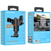 Автоутримувач Borofone BH74 Rock (air outlet) Black