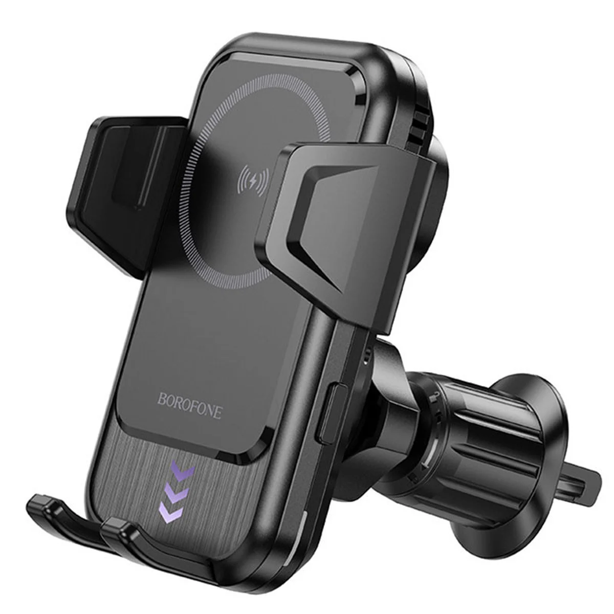 Автотримач із БЗУ Borofone BH217 Colby smart Black