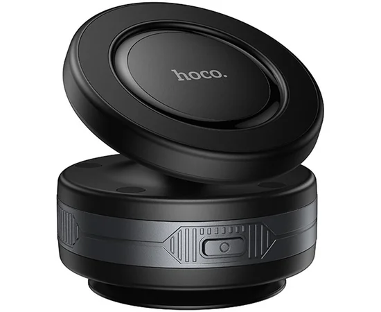 Автодержатель Hoco H87 Dragon electric suction cup magnetic (universal) Black / Metal gray