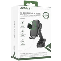 Автодержатель с БЗУ Acefast D49 Wireless Charging 15W Black