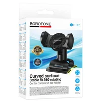 Автодержатель Borofone BH142 Support pull clip (center console) Black