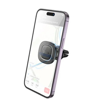 Автоутримувач Hoco H72 Crown magnetic (air outlet) Black / Metal grey