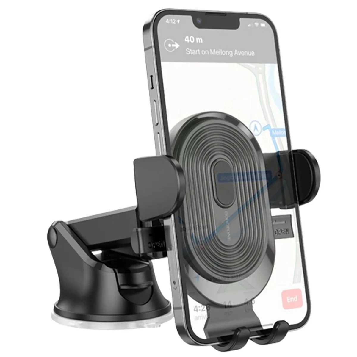 Автодержатель Borofone BH85 Experience (center console) Black