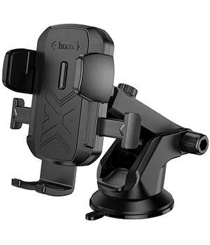 Автотримач Hoco H65 Gamble one-button (center console) Black