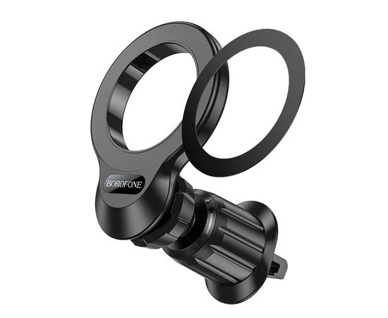 Автодержатель Borofone BH104 Path ring magnetic (air outlet) Black
