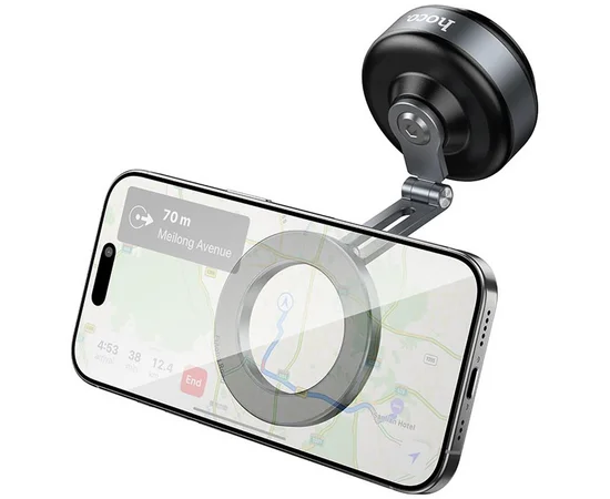 Автодержатель Hoco DCA65 Magnetic ring Black