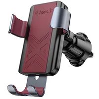 Автодержатель Hoco H70 Gamble gravity (air outlet) Black / Red