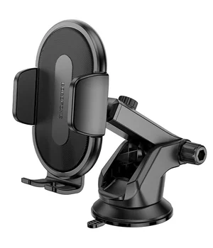 Автоутримувач Borofone BH134 Rio push-type (center console) Black