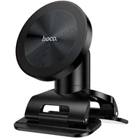 Автодержатель Hoco H97 Eminent pull clip (center console) Black