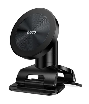 Автодержатель Hoco H97 Eminent pull clip (center console) Black