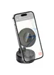 Автодержатель Hoco H86 Dragon manual suction cup magnetic (universal) Black / Metal gray