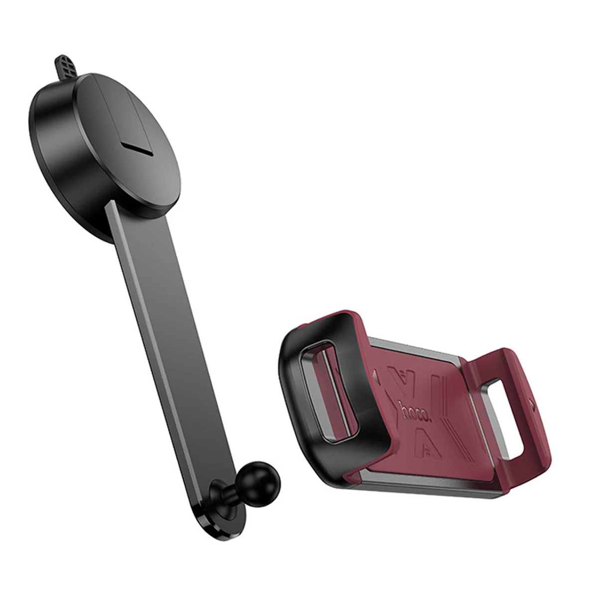 Автодержатель Hoco H68 Gamble tablet (center console) Black / Red