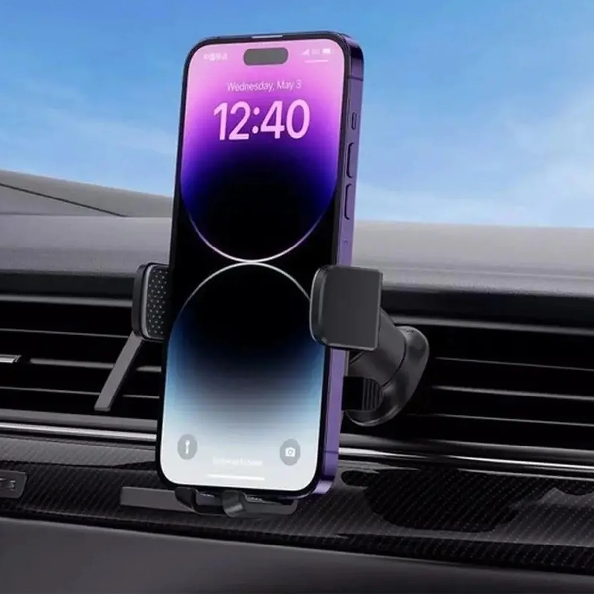 Автодержатель Baseus UltraControl Pro Series Clamp-Type (C40351600113-0) Cluster Black