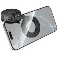 Автодержатель Borofone BH140 Gloria Vacuum Suction Magnetic (center console) Black / Metal gray