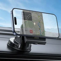 Автодержатель с БЗУ Hoco HW20 Precious (center console) Black