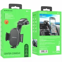 Автодержатель Borofone BH73 Center Console Black