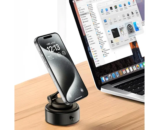 Автодержатель WIWU Wi-CH-056 Octopus Vacuum Suction Magnetic Tarnish