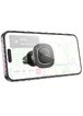 Автодержатель Hoco H72 Crown magnetic (air outlet) Black / Metal gray