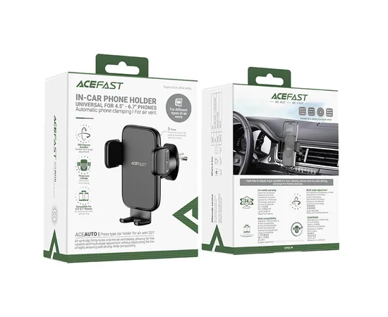 Автоутримувач Acefast D27 Black