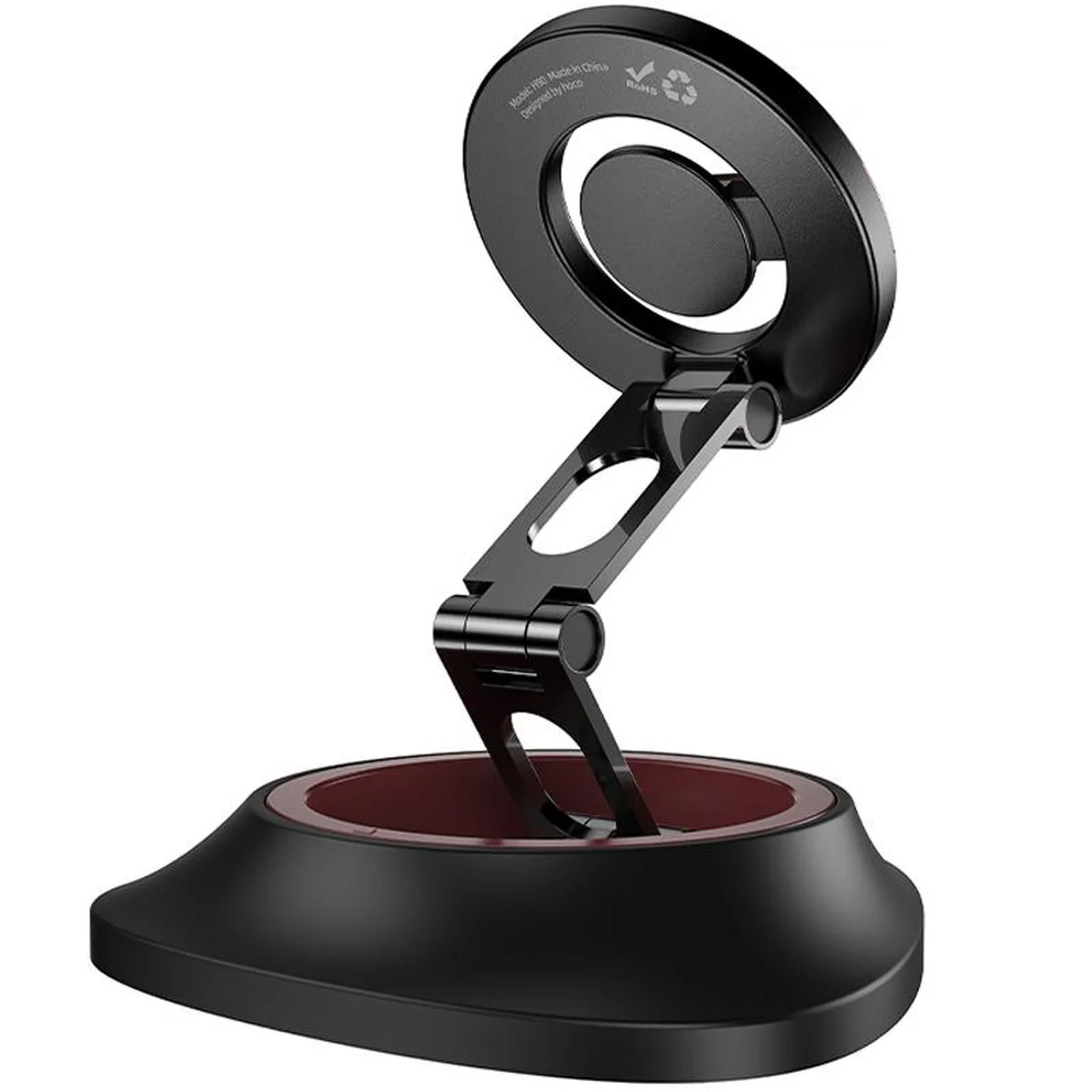 Автоутримувач Hoco H90 Tower magnetic (dashboard) Black / Red