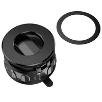 Автодержатель Borofone BH140 Gloria Vacuum Suction Magnetic (center console) Black / Metal gray