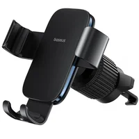Автодержатель Baseus Metal Age 3 Gravity Car Mount (Air Outlet Version) (C40467600) Cluster Black
