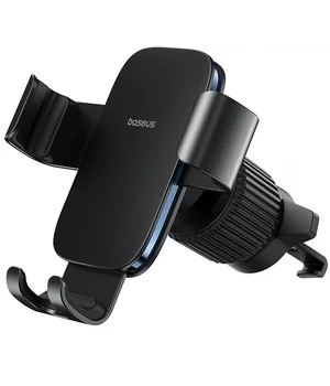 Автоутримувач Baseus Metal Age 3 Gravity Car Mount (Air Outlet Version) (C40467600) Cluster Black