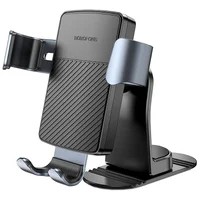 Автодержатель Borofone BH119 Refined (center console) Black / Metal gray