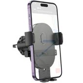 Автоутримувач Hoco H18 Mighty one-button (air outlet) Black