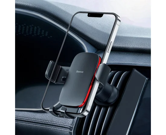 Автодержатель Baseus Metal Age 2 Gravity Car Mount (Air Outlet Version) (SUJS00001) Black