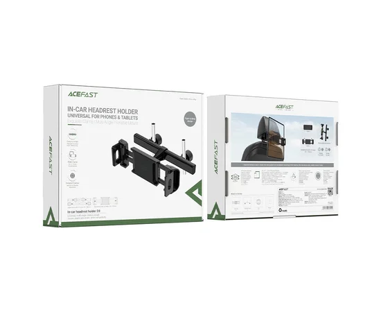 Автодержатель Acefast D8 in-car на подголовник Black