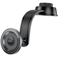 Автодержатель Borofone BH123 Profit magnetic (center console) Black / Metal gray