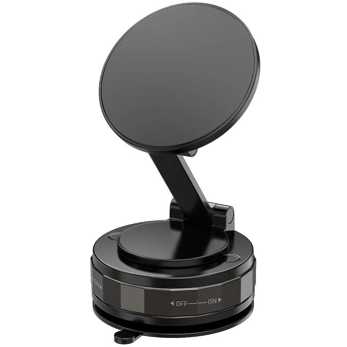 Автодержатель WIWU Wi-CH057 Holdex Magnetic Car Holder with Vacuum Mount Black