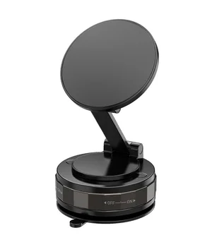 Автодержатель WIWU Wi-CH057 Holdex Magnetic Car Holder with Vacuum Mount Black