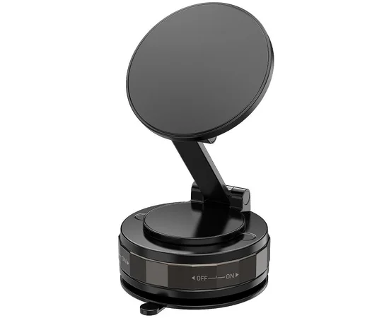 Автодержатель WIWU Wi-CH057 Holdex Magnetic Car Holder with Vacuum Mount Black