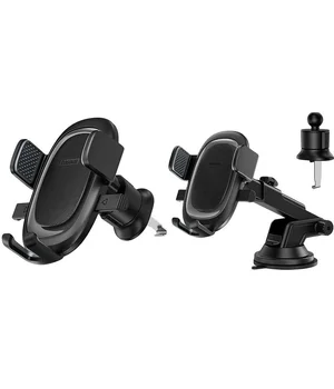 Автоутримувач Baseus UltraControl Pro Series Clamp-Type (C40351600113-0) Cluster Black