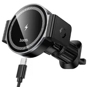 Автодержатель с БЗУ Hoco HW35 Power 15W (air outlet) Black