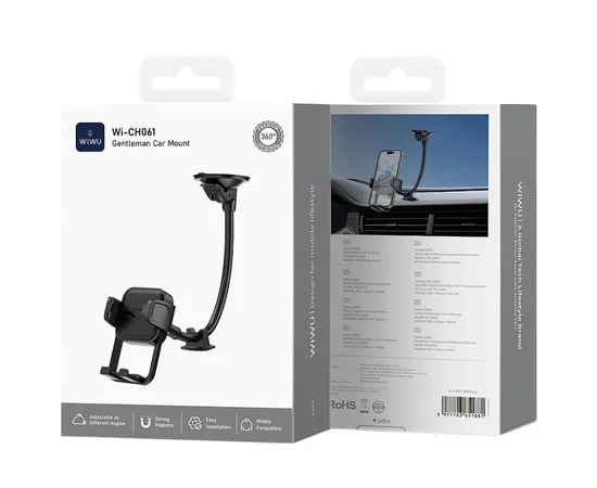 Автодержатель WIWU Wi-CH061 Flexible Black