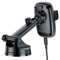 Автодержатель с БЗУ Acefast D49 Wireless Charging 15W Black